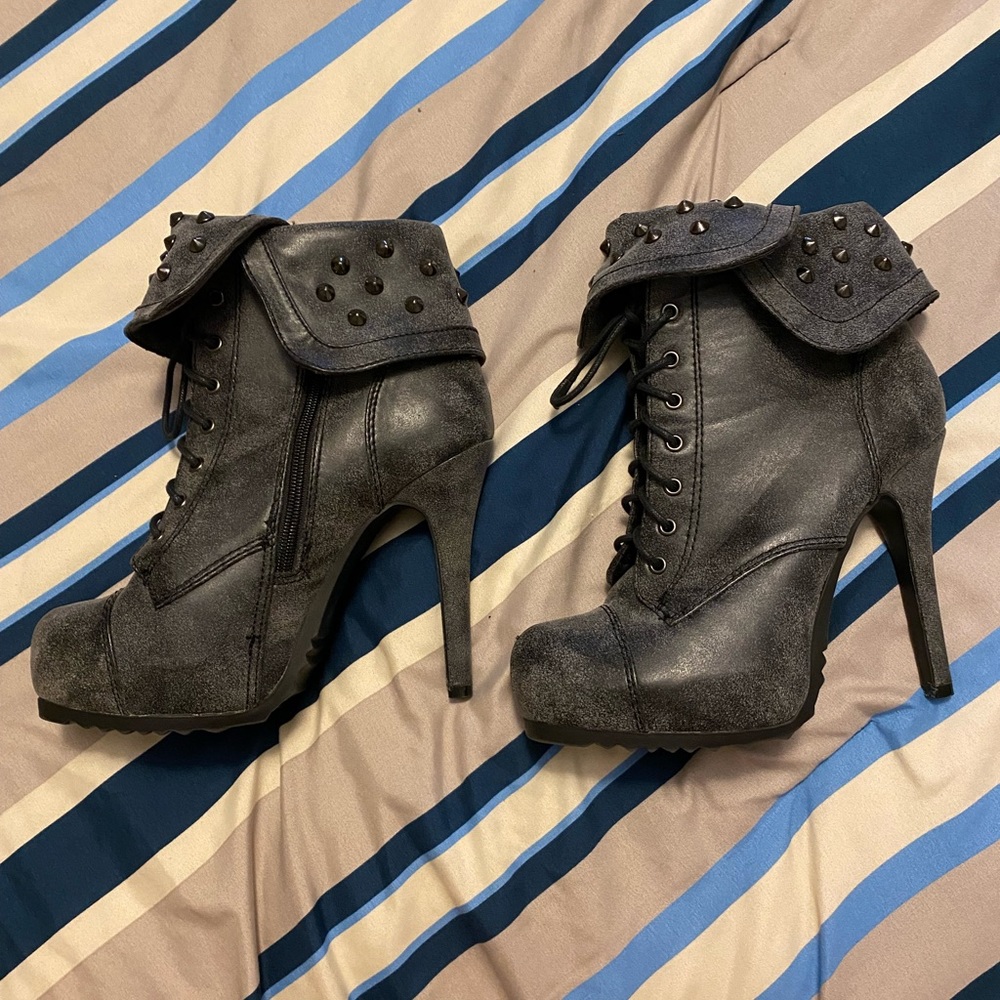 Paprika Studded Booties